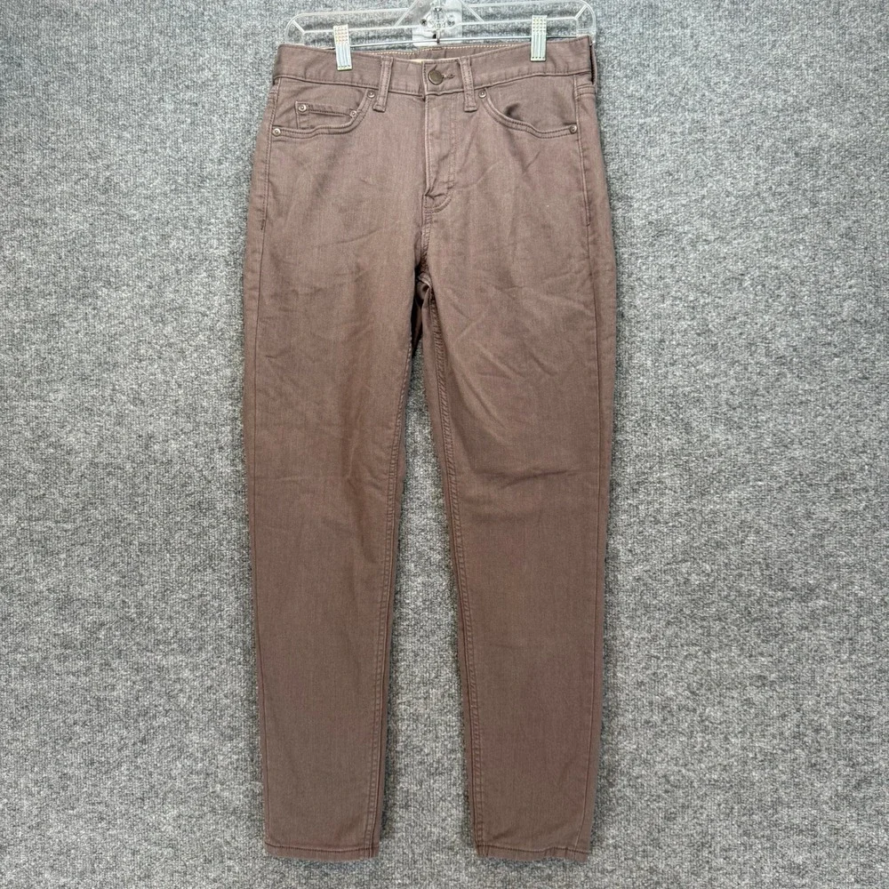 Banana Republic Travel Jean‎ Mens 29x30 Brown Athletic Fit Stretch Pants Casual